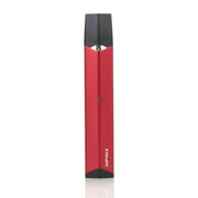 SMOK Infinix Kit Pod System in Red with 250mAh battery, or pack of 3 refillable replacement pods, offering a sleek design, compact portability, and smooth vaping performance.
